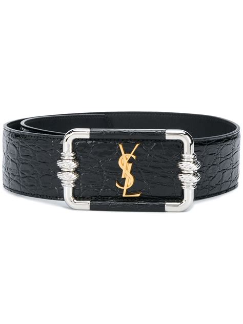 yves saint laurent belt crocodile|Crocodile Yves Saint Laurent Belts for Men .